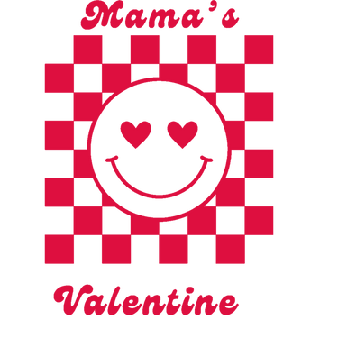 Mama's Valentine Organic Red Onesie